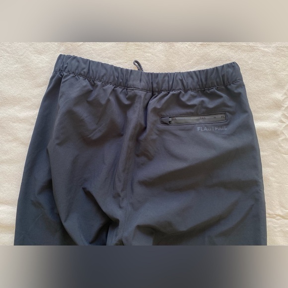Flag Nor Fail Men's Black Lightweight Drawstring Jogger Pants Casual Medium - Picture 7 of 7